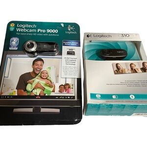 Logitech Webcam Pro 9000, Logitech C310 NEW IN BOX, Priced Per Item